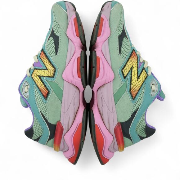 New Balance 9060 Shoes Mens 8 Warped Multi Color U9060WRB - Picture 8 of 10